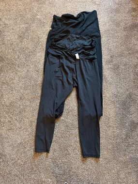 Black Everyday Maternity Leggings